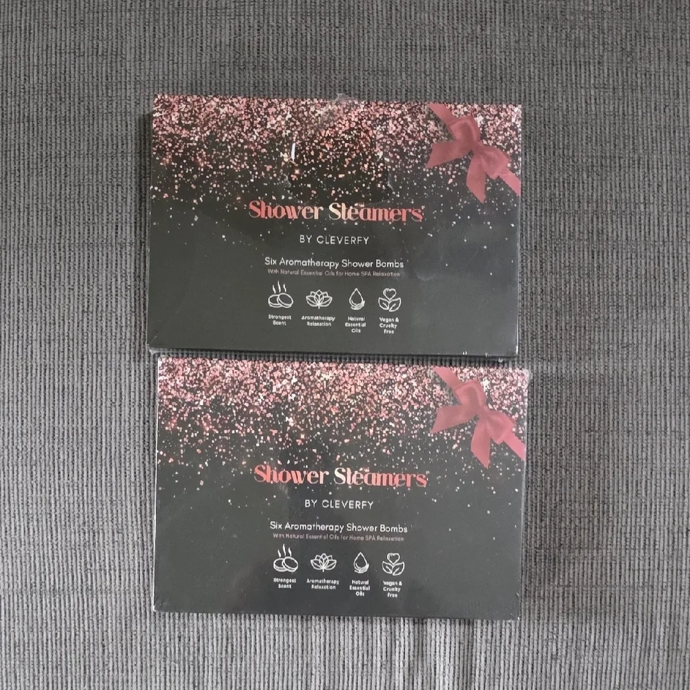 Shower Steamers By Cleverfy, Set Of 2, Each Has 6 Aromatherapy Bombs, New. - Picture 3 of 10